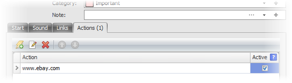 Open ebay auction for a task when the star time comes